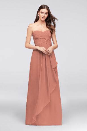 dusty coral bridesmaid dresses