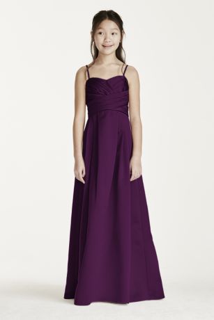 purple bridesmaid dresses kids