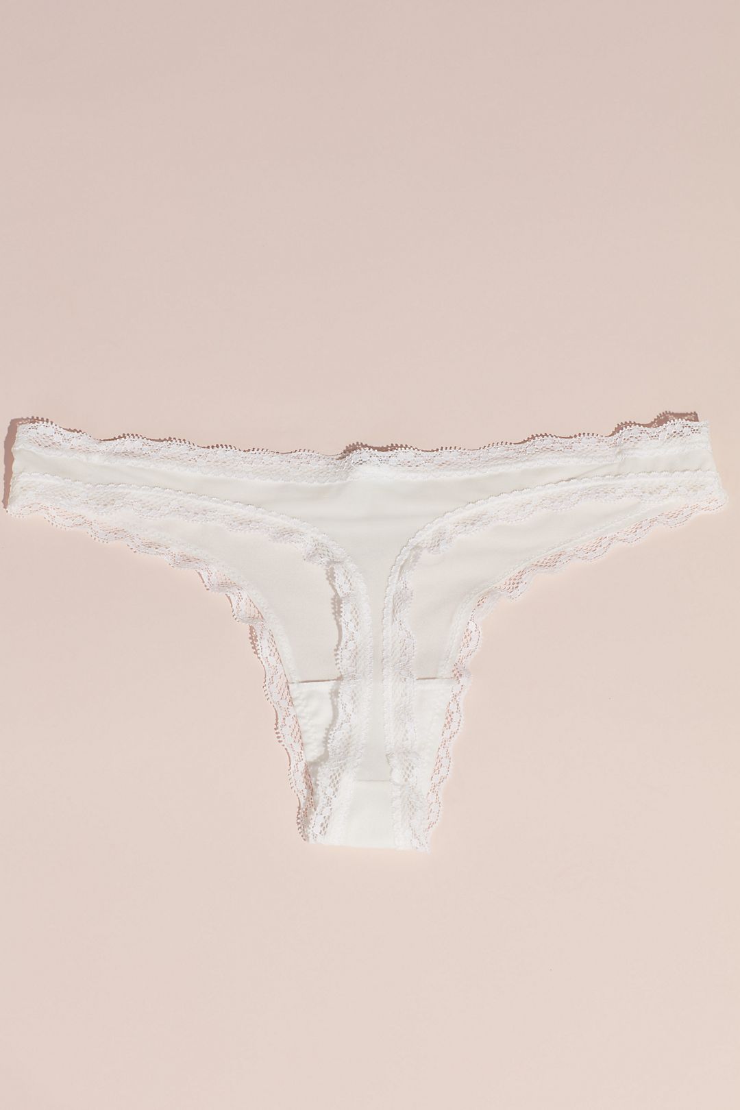 Betsey Johnson Crystal Embellished Thong Underwear | David's Bridal