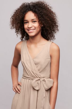 David s Bridal Coral Junior Bridesmaid Dresses