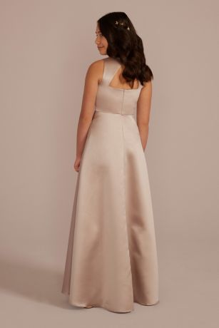 Rose Gold Junior Bridesmaid Dresses