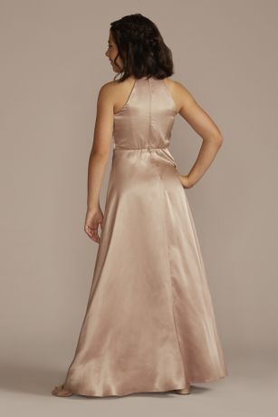 champagne junior bridesmaid dresses