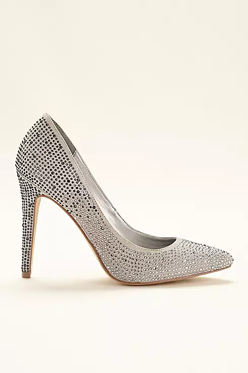 Pointed Toe Pump with Crystals Image 3