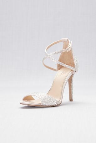 ivory badgley mischka bridal shoes