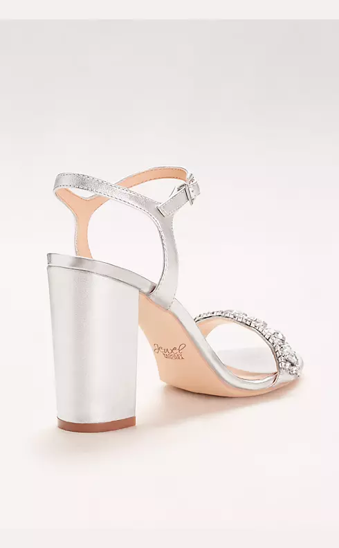 Block Heel Sandal with Embellished Strap Image 2