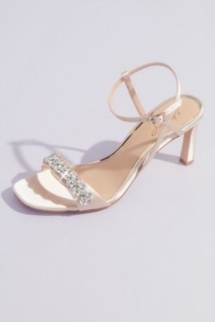 badgley mischka bridal wedges