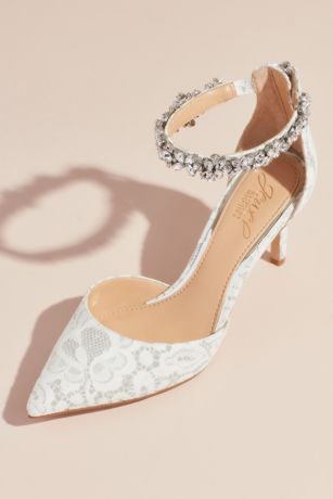 jewel badgley mischka bridal shoes