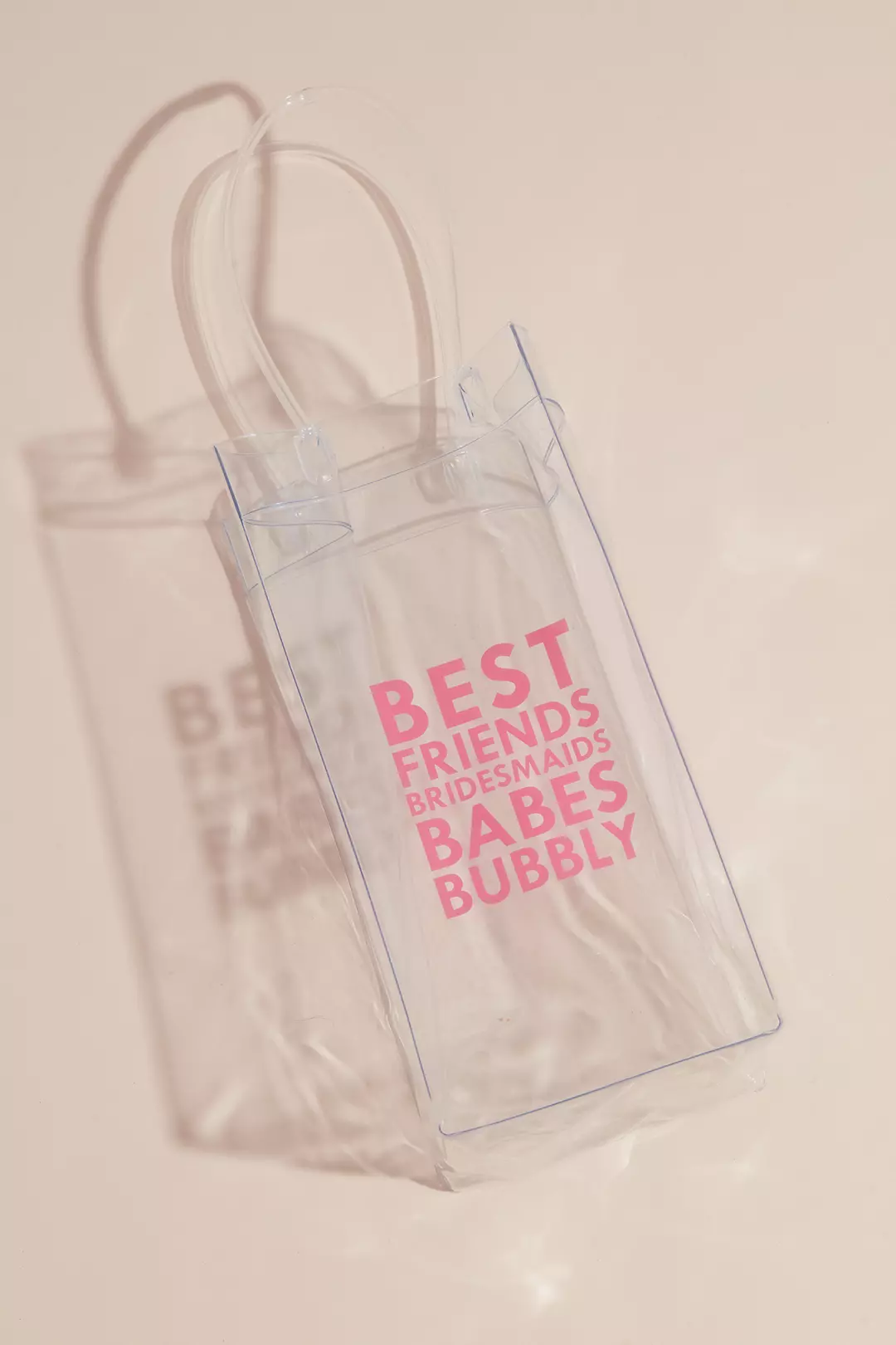 Best Friends Bridesmaids Babes Bubbly Wine Bag Image