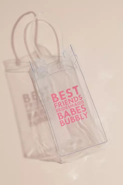 Best Friends Bridesmaids Babes Bubbly Wine Bag Image 1
