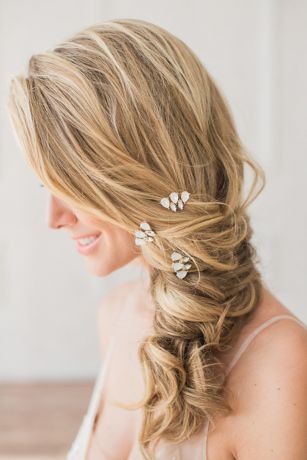 bridesmaid hair clips