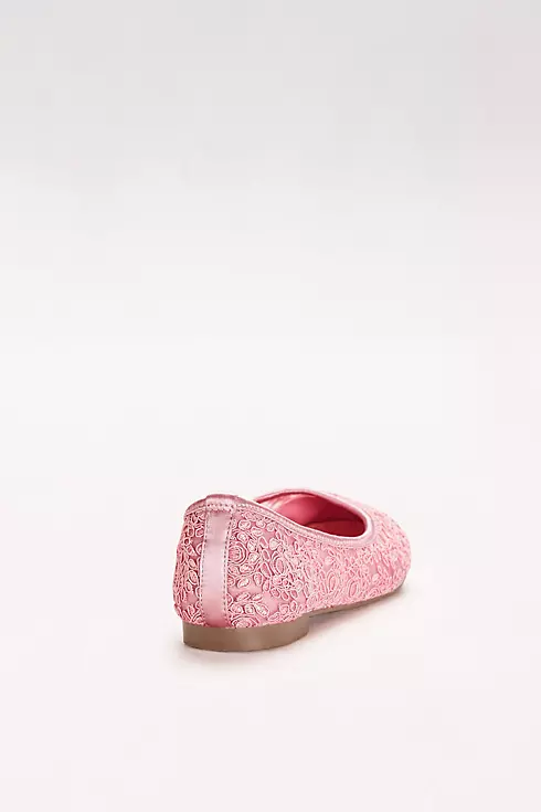 Girls Corded Lace Ballet Flats Image 2