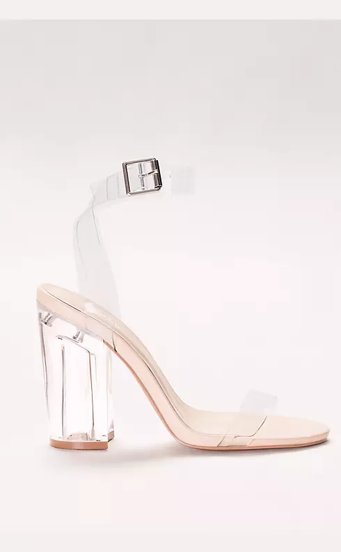 Strappy Lucite Heels Image 3