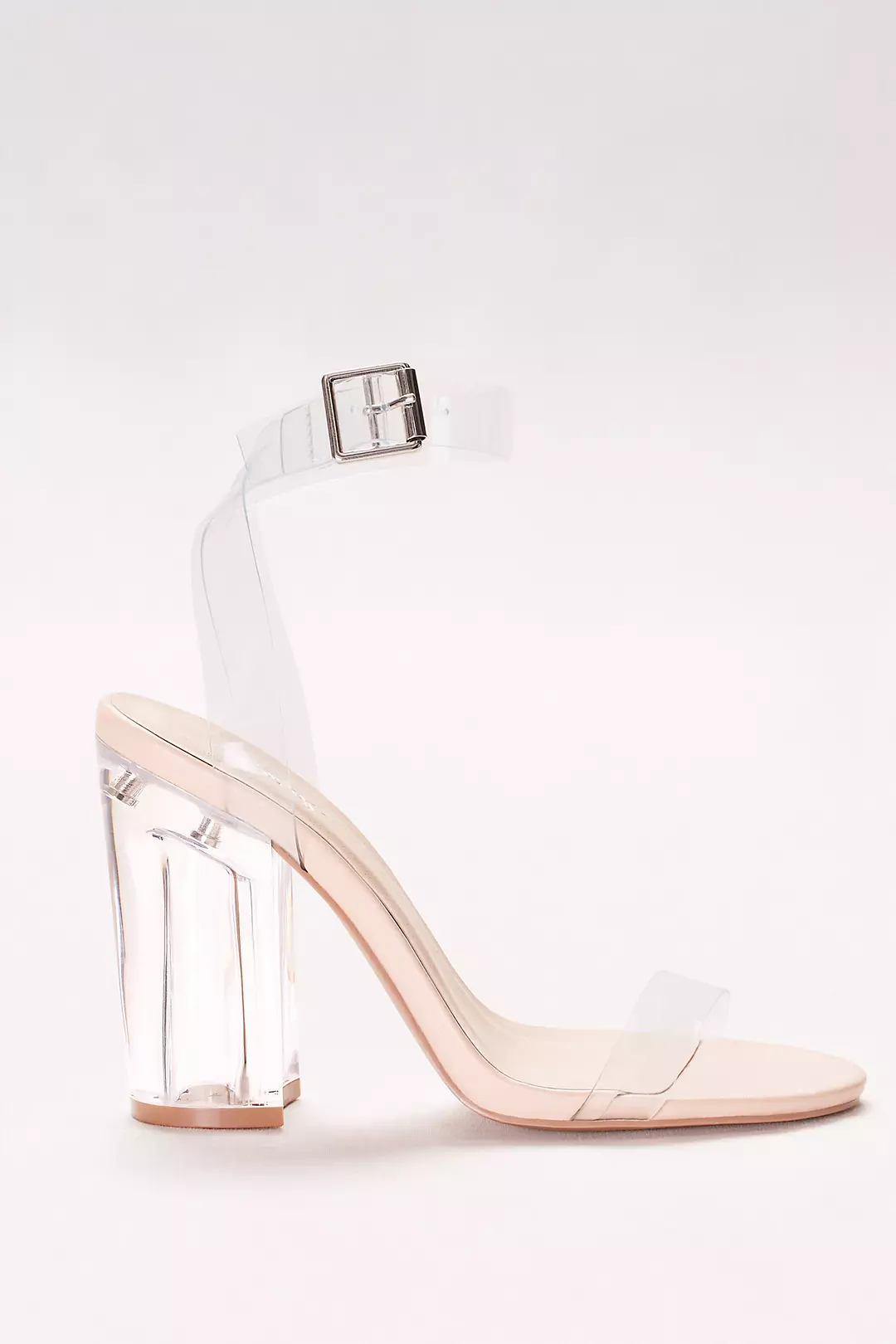Strappy Lucite Heels Image 3