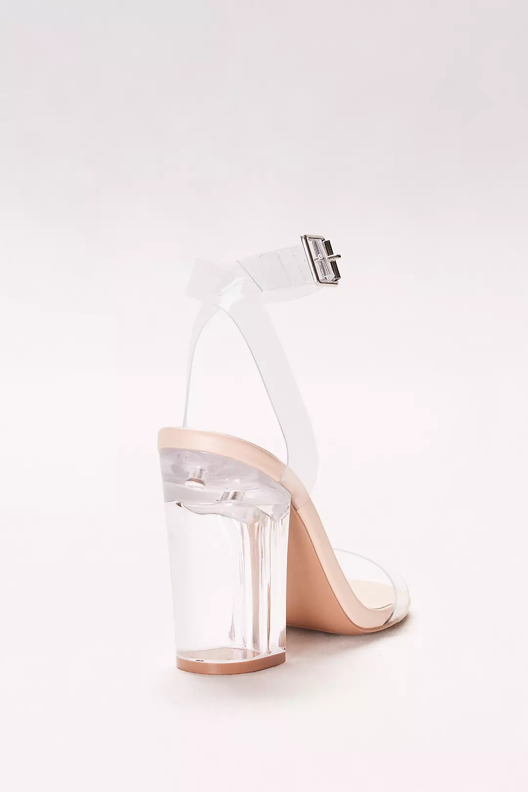 Strappy Lucite Heels Image 2