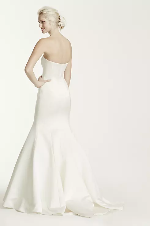 As-Is Petite Trumpet Wedding Dress with Seam Image 3