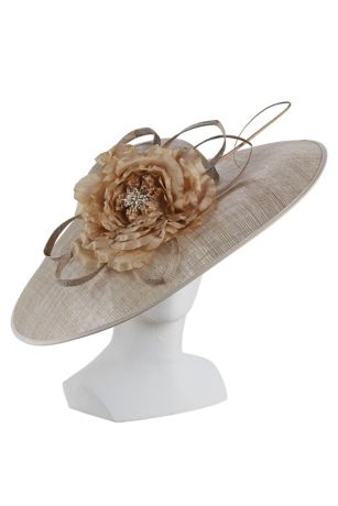 BDF Fascinator Hat 1542-White main image 0