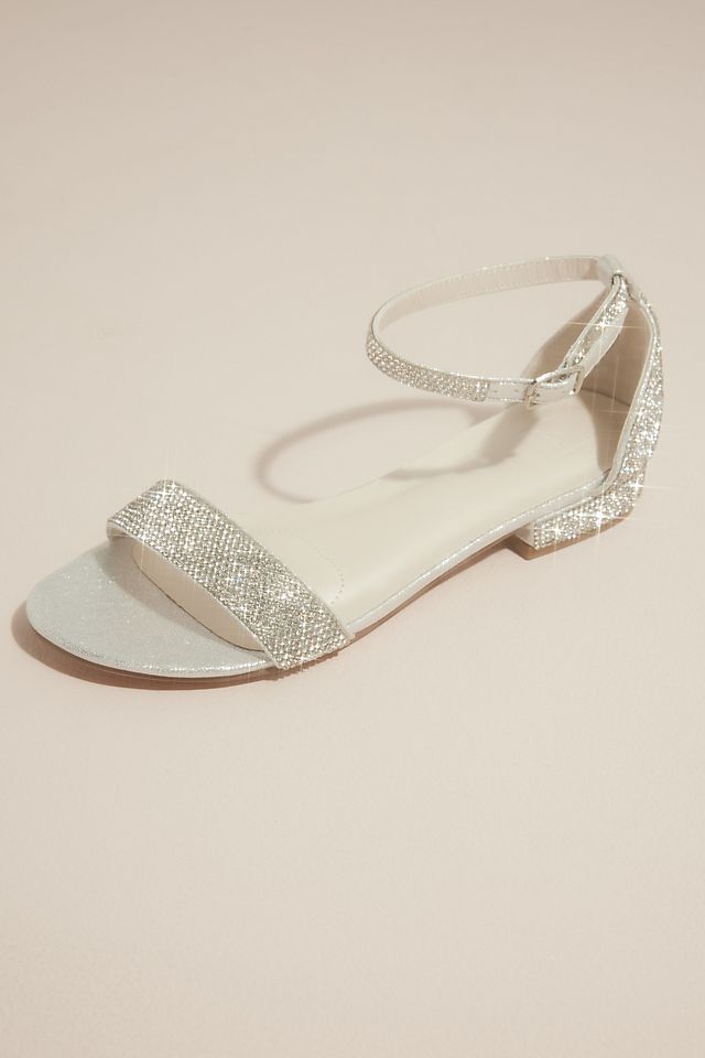 Crystal-Encrusted Flat Sandals | lupon.gov.ph