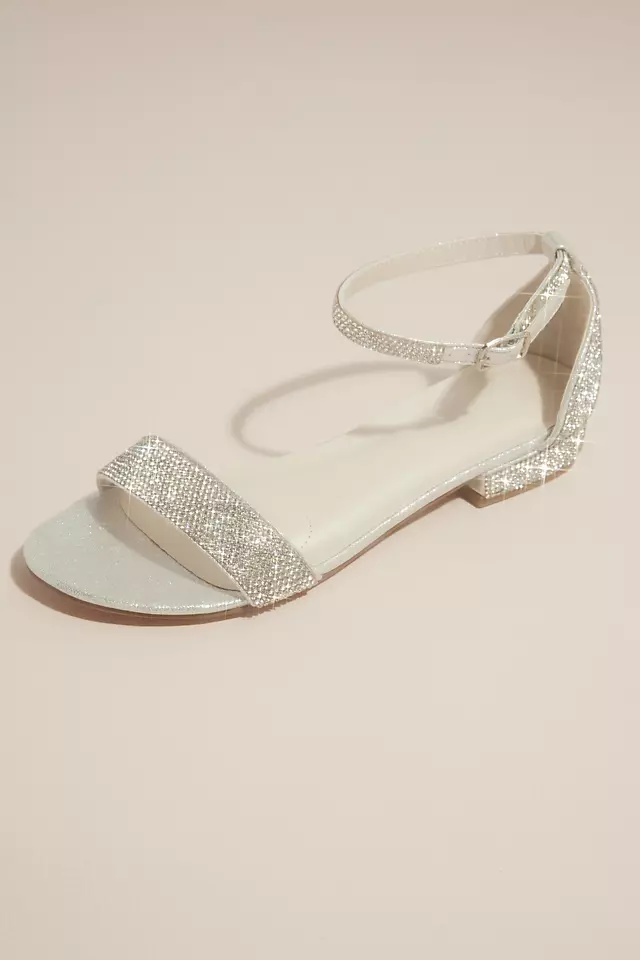 Crystal Strappy Flat Sandals Image
