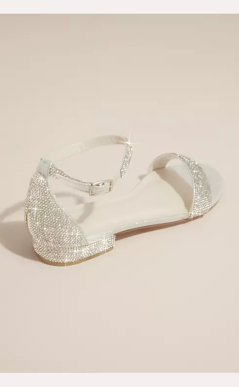 Crystal Strappy Flat Sandals Image 2