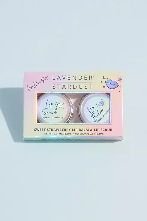 Lavender Stardust Lip Balm and Scrub Set Image 2