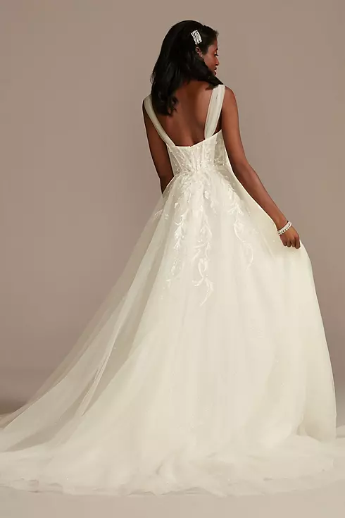 As Is Removable Straps Tulle Wedding Dress Image 4