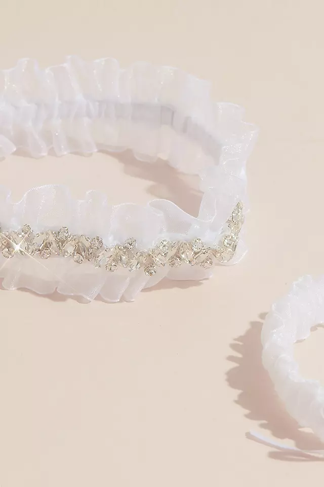 Embellished Crystal Garter Set Image 3