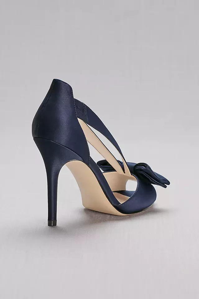 Two-Piece Strappy Bow Pumps Image 2