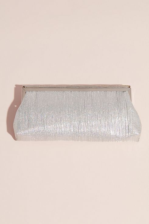 Nina Pleated Clutch with Crystal Trim Image 5
