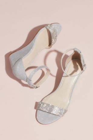 small silver wedges