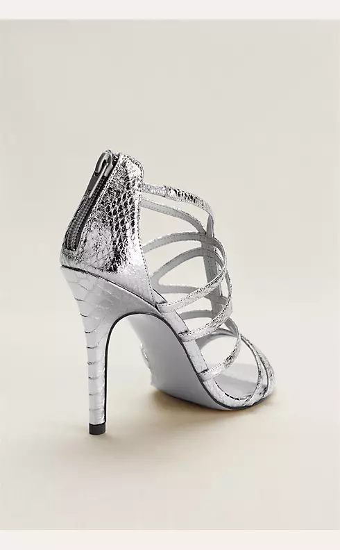 Touch of Nina Cage Sandal with Zipper Back Image 2