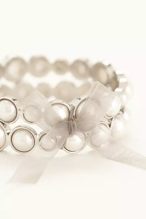 Set of 2 Pearl Bracelets Image 1