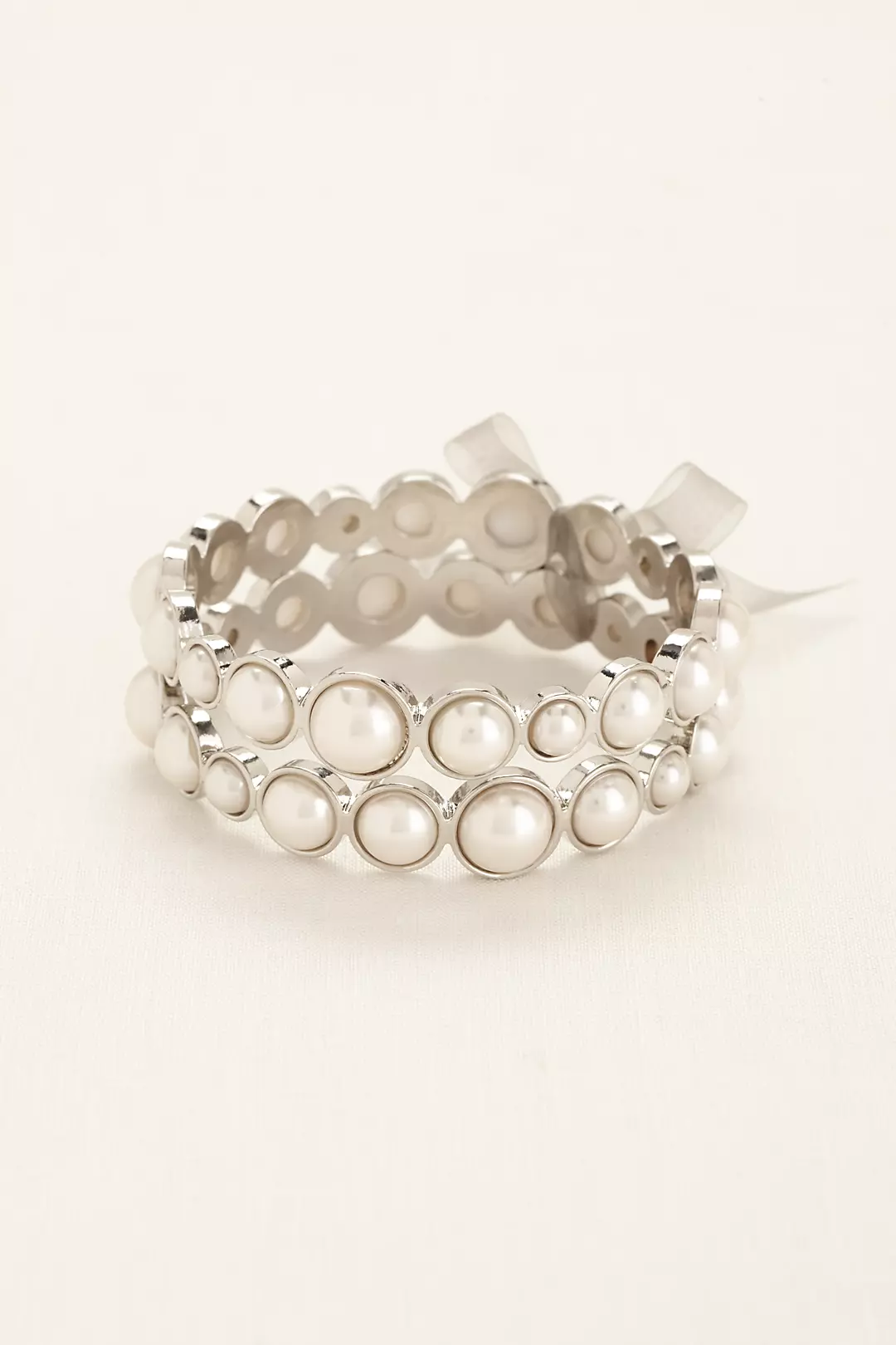 Set of 2 Pearl Bracelets Image 2