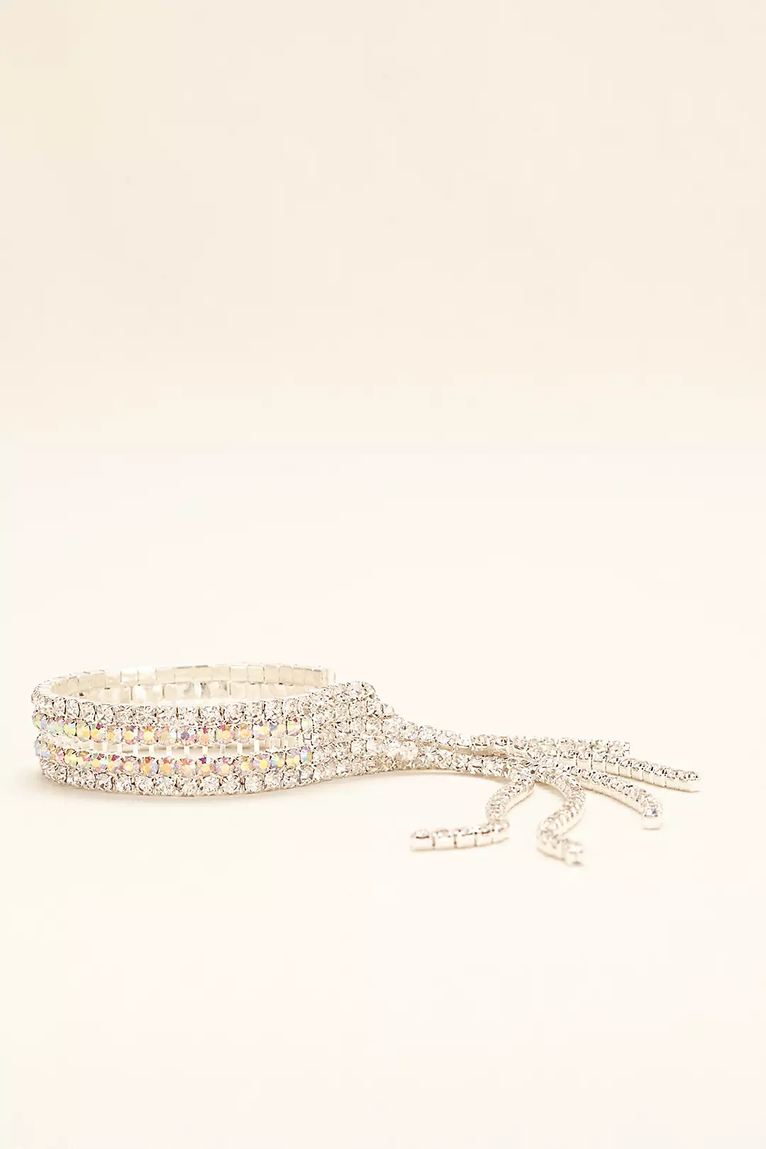 Fringe Crystal and AB Stone Bracelet Image