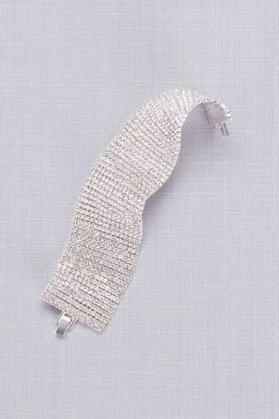 Fluid Crystal Grid Bracelet
