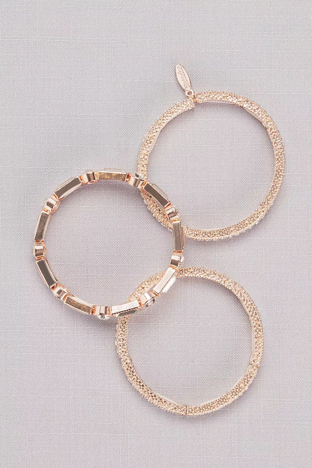 Mixed Crystal Stretch Bracelet Set  Image