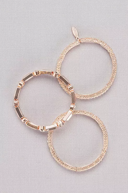 Mixed Crystal Stretch Bracelet Set  Image 1