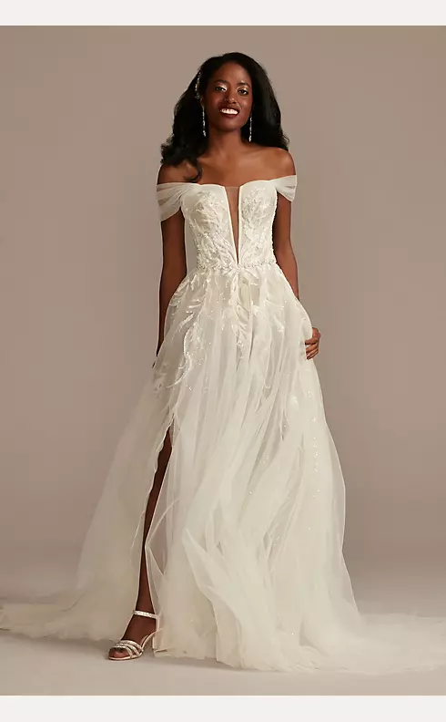 Sylvia Detachable Wedding Dress Straps, Detachable Bridal Tulle