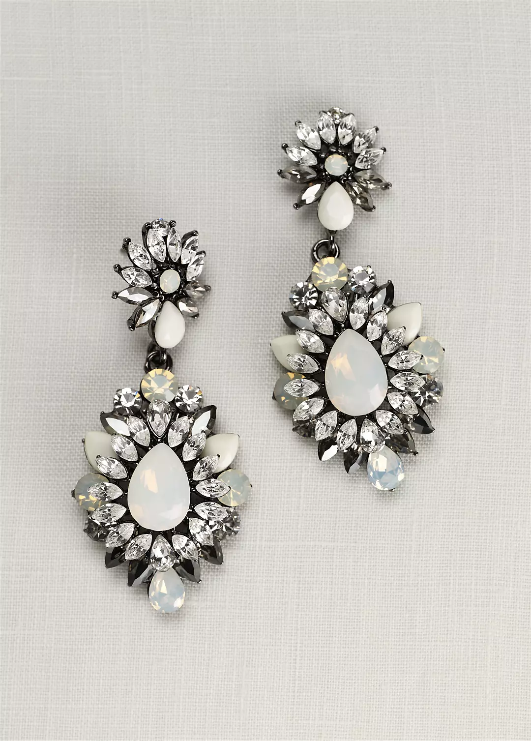 Opal Starburst Statement Earrings Image 2