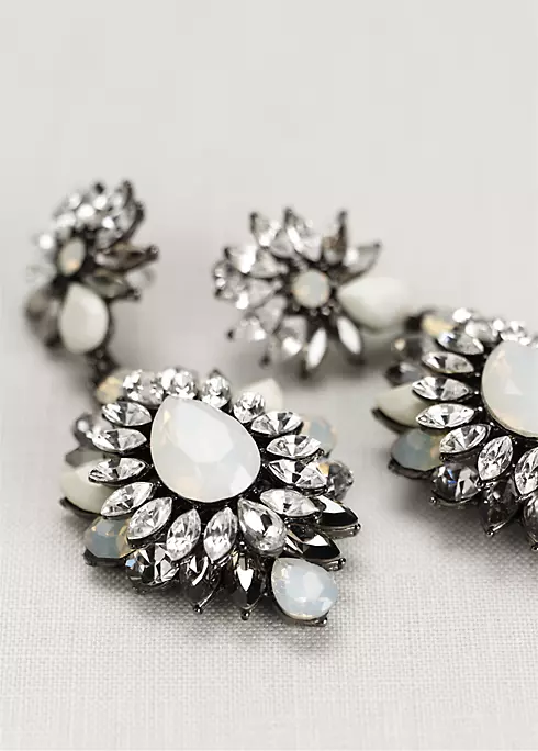 Opal Starburst Statement Earrings Image 1