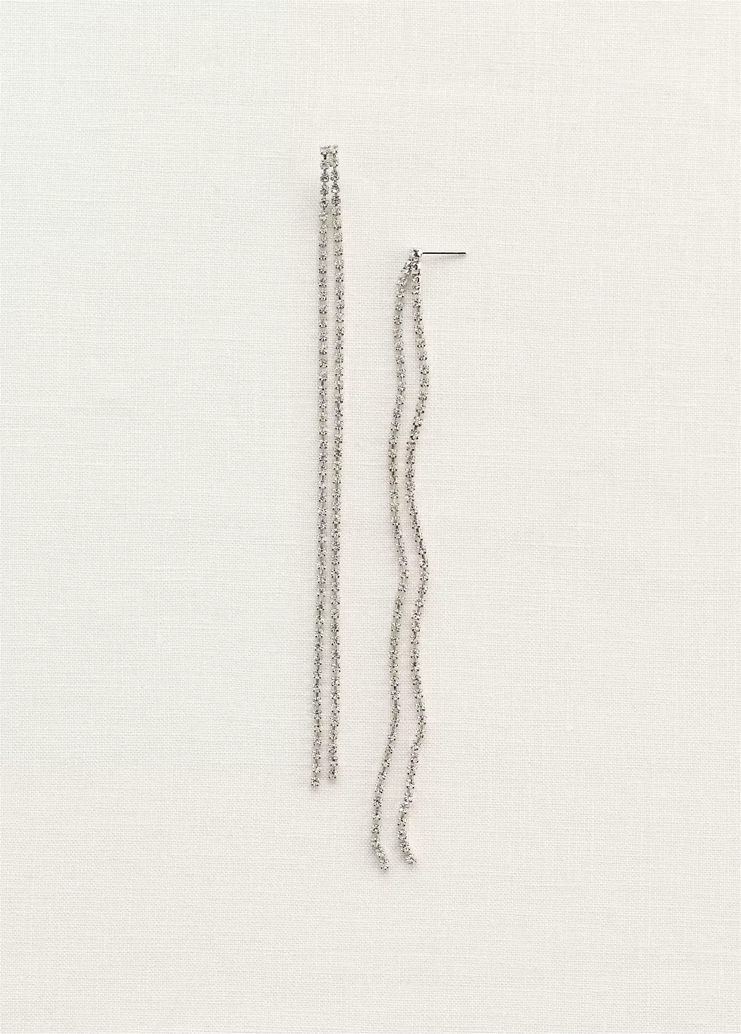 Long Crystal Shoulder Duster Earrings Image 2