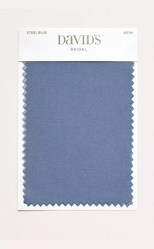 Steel Blue Fabric Swatch Image 1