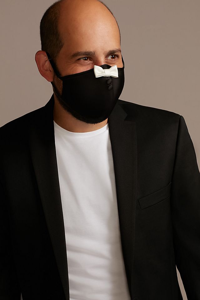 Bow Tie and Lace Fashion Face Mask Set Image 3