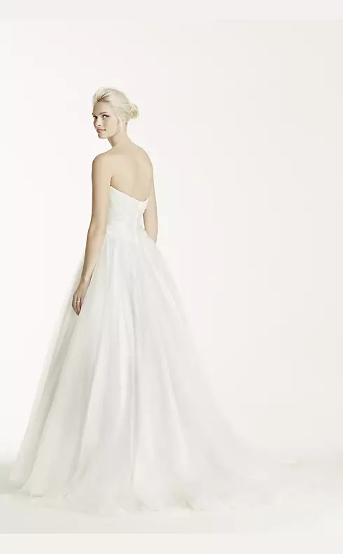 Ruched Bodice Tulle Ball Gown Image 2