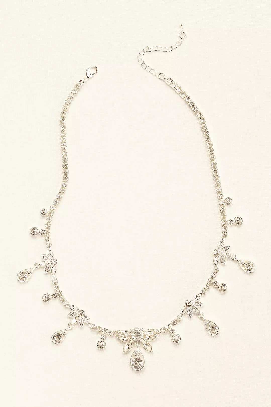 Crystal Dangle Drop Necklace Image
