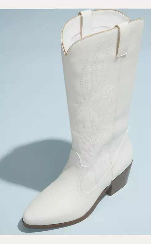 Faux Leather Western Boot Image 1