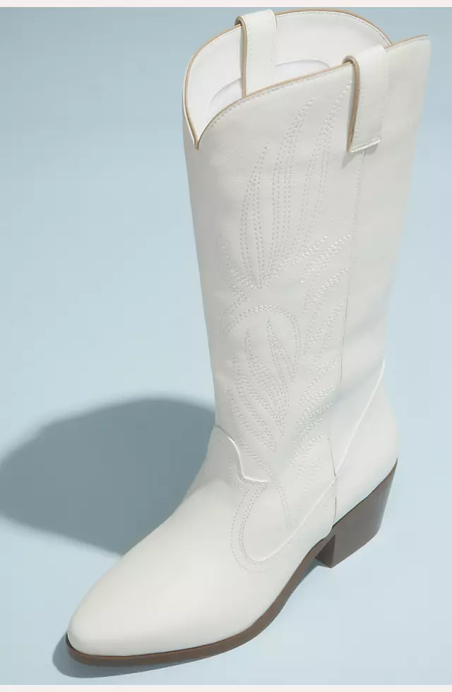 Faux Leather Western Boot Image