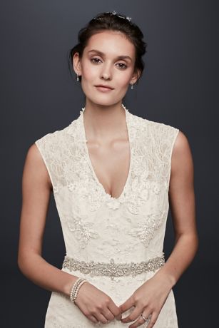 david's bridal melissa sweet cap sleeve