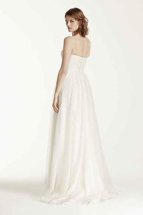As-Is Melissa Sweet Wedding Dress with Banded Lace Image 6