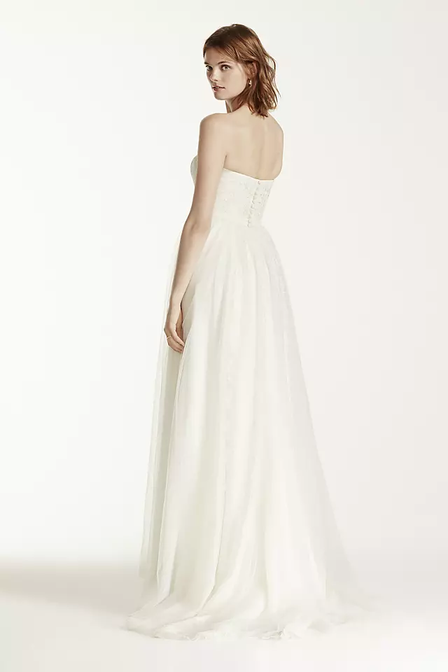 Melissa Sweet Wedding Dress with Banded Lace Image 2