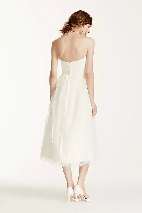 Melissa Sweet Short Lace Wedding Dress Image 2